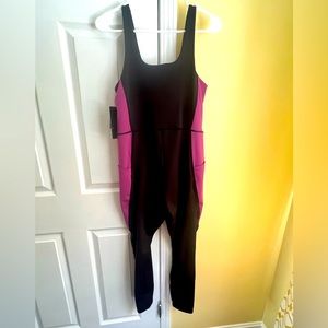 Move Theology New with Tags Spandex Body Suit Size L Ankle Length Jumpsuit